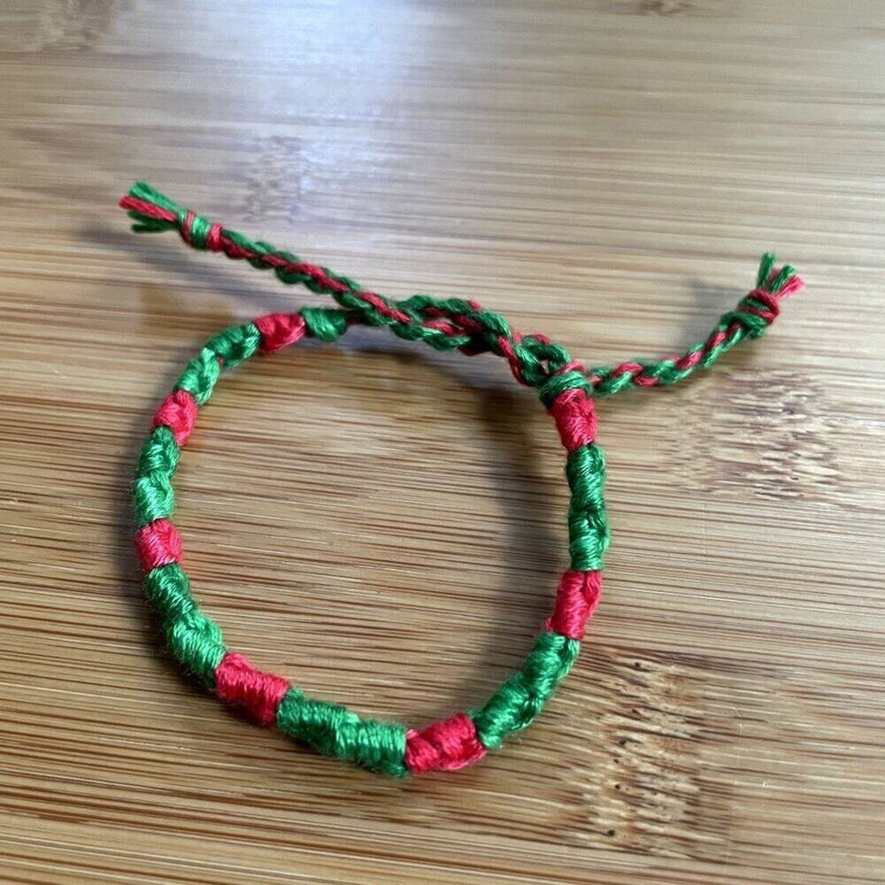 Greer Woven Bracelet anklet trendy comfortable tie embroidery thread woven gift